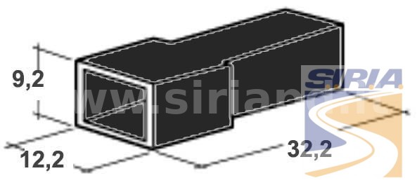CONNETTORE ISOLANTE PORTA MASCHIO