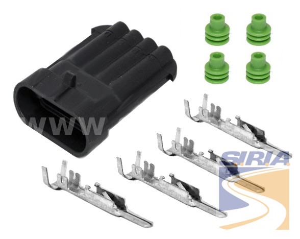 CONNETTORE PORTA MASCHIO METRI-PACK 150