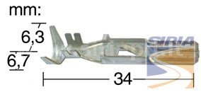 CONTATTO MASCHIO METRI-PACK 630