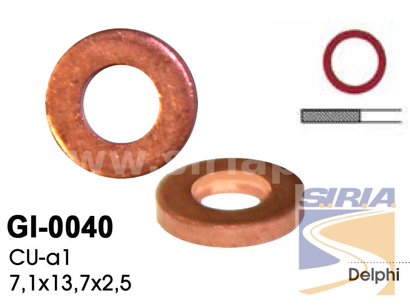 GUARNIZIONI INIETTORI COMMON RAIL